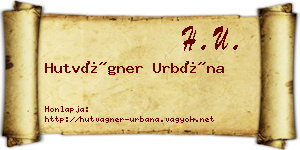 Hutvágner Urbána névjegykártya